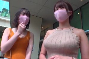 【性欲バケモノ妻】おチ●ポ中毒の仲良し人妻が、温泉旅行の露天風呂で、逆３Ｐ…